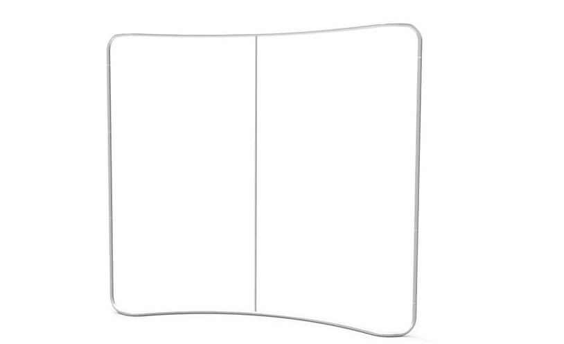 8' x 7.5' Curved Fabric Display Frame Only