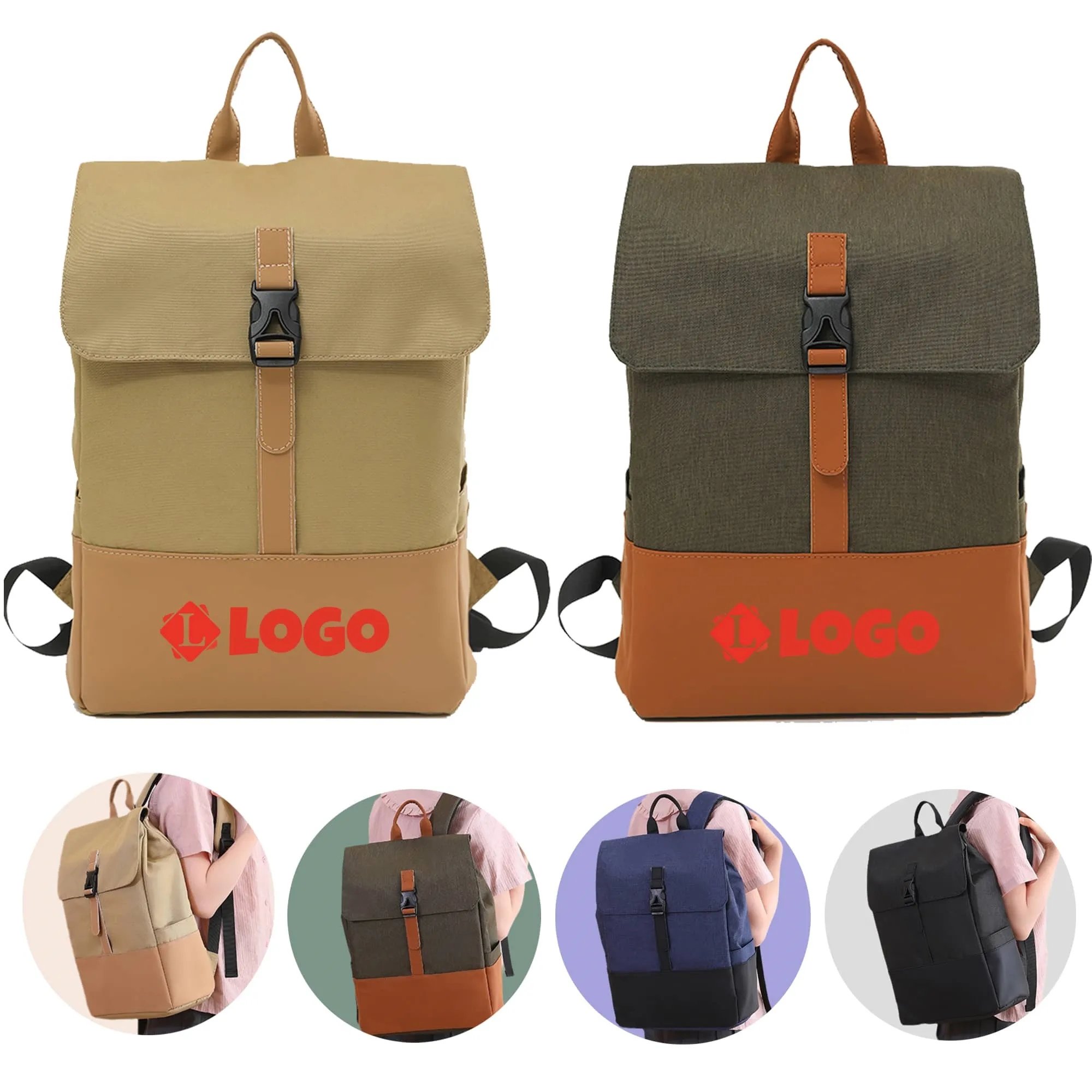 MOQ 30 Custom Stylish Versatile Business Travel Backpack