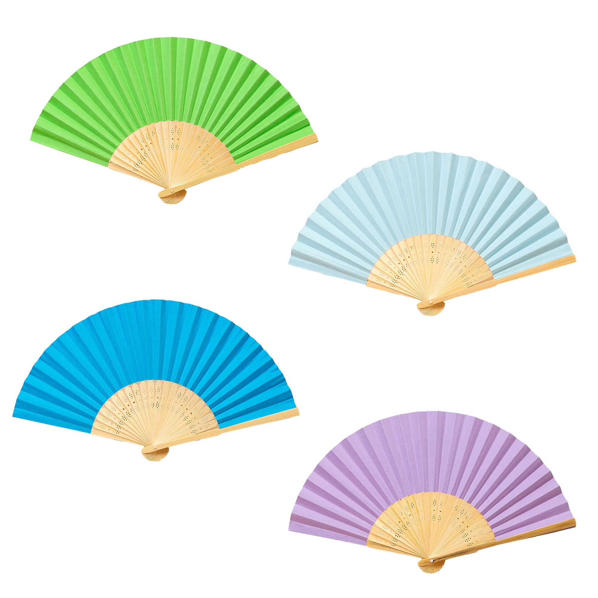 Elegant Vintage Retro Style Bamboo Fan 10