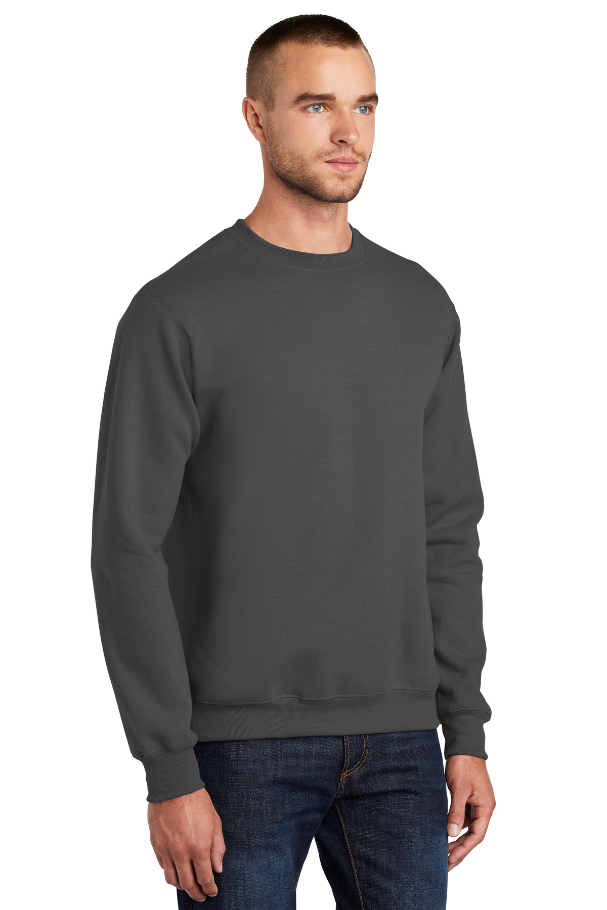 Port & Company® Essential Fleece Crewneck Sweatshirt, custom hoodie or sweatshirt with logo imprint 49