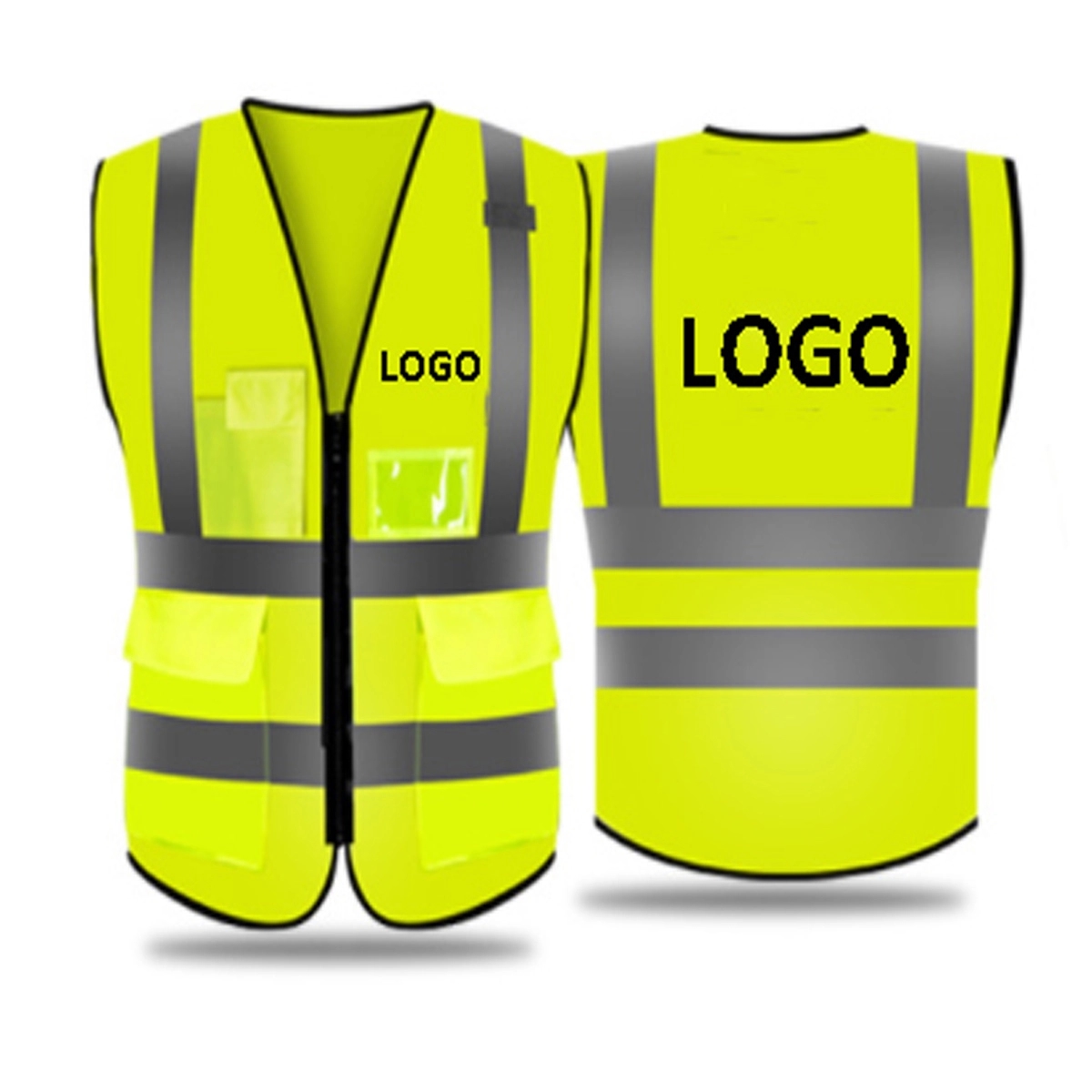 High Visibility Safety Vest with Pockets 2