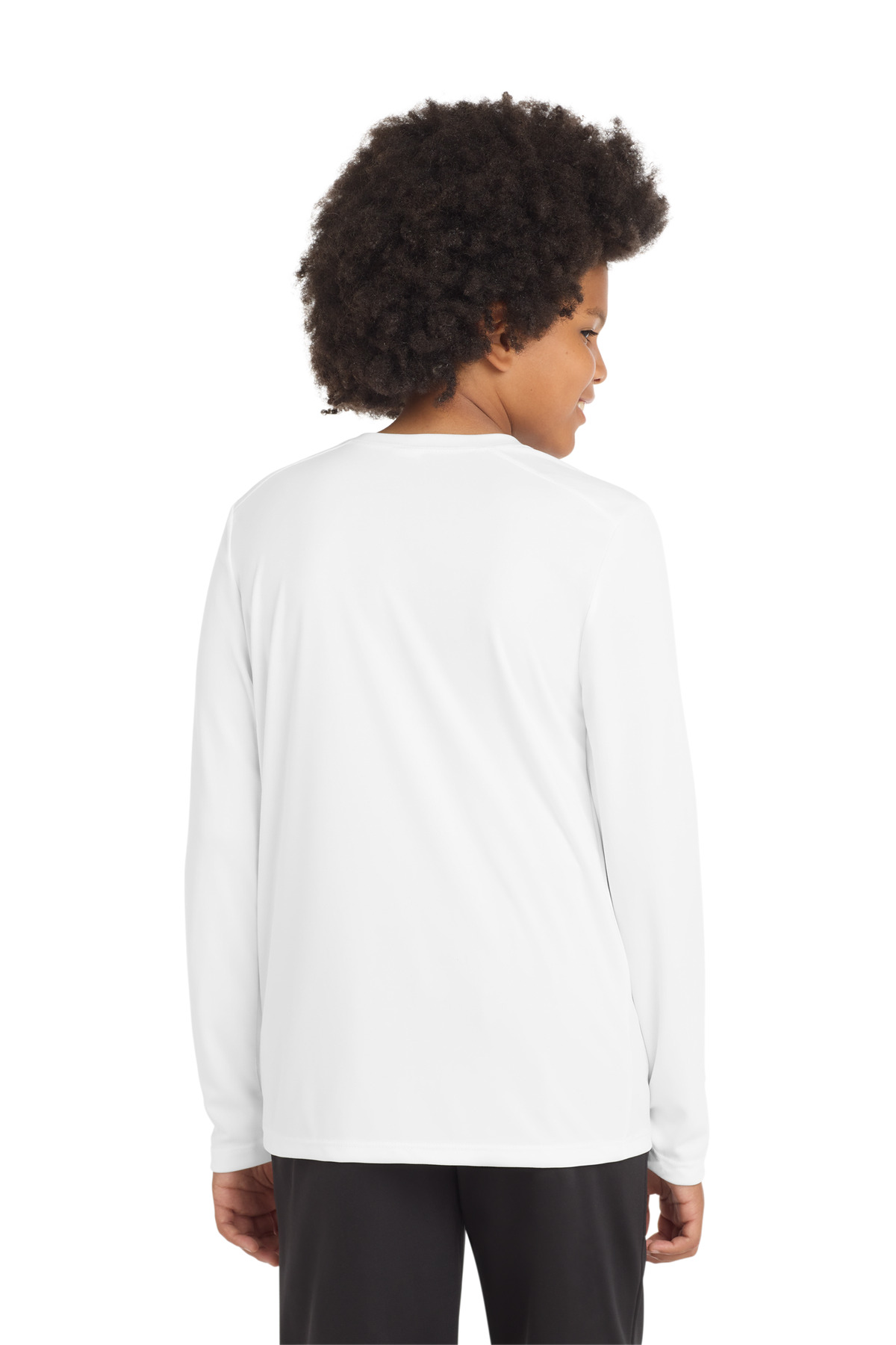 Sport-Tek Youth Posi-UV Pro Long Sleeve Tee. YST420LS 4