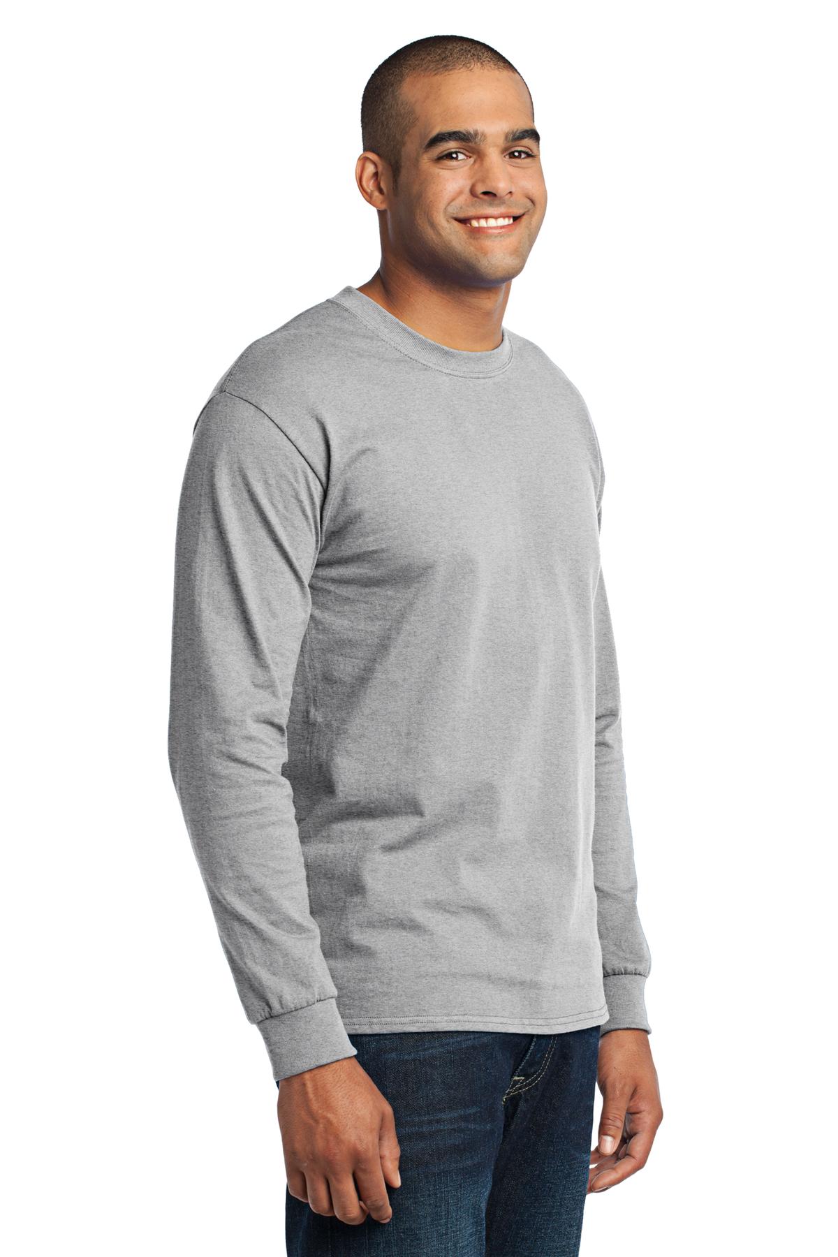 Port & Co Long Sleeve Core Blend Tee. PC55LS 92