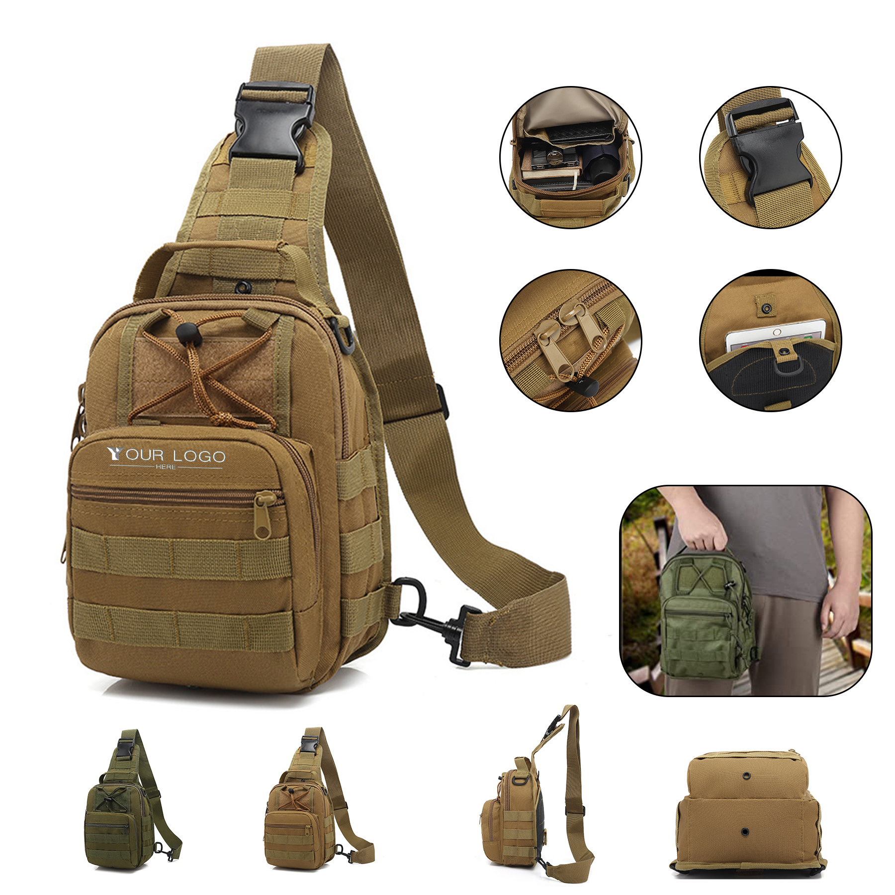 Sling Shoulder Chest Bag 2