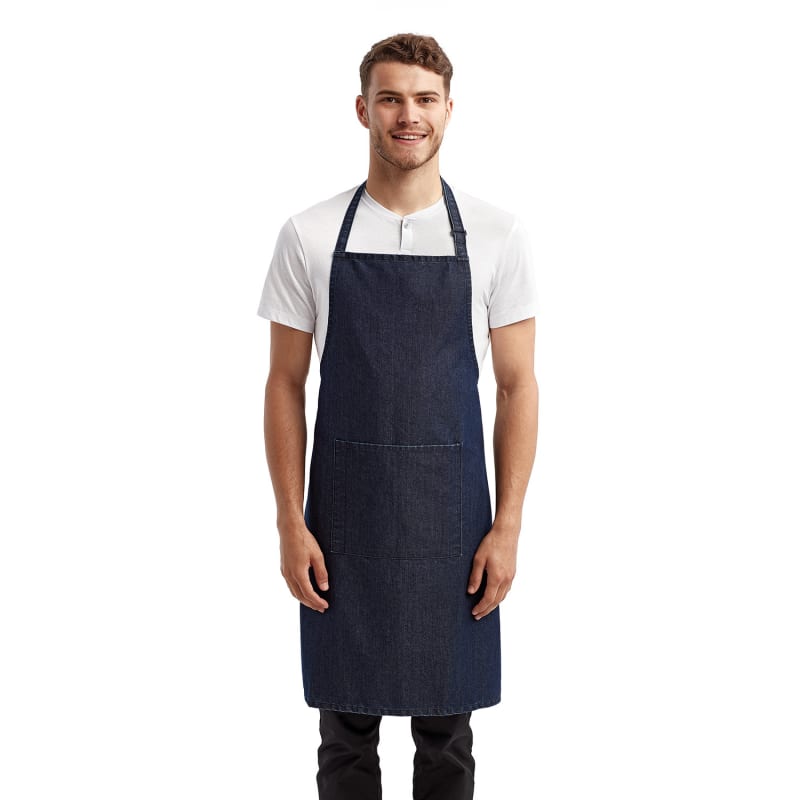 Artisan Collection By Reprime Unisex 'Colours' Recycled Bib Apron With Pocket 123