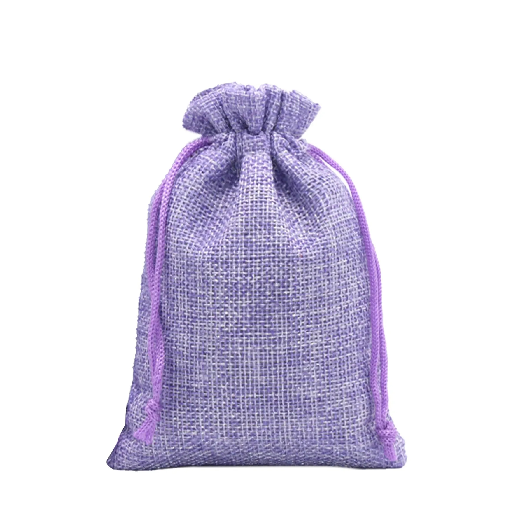 Burlap Drawstring Pocket 15
