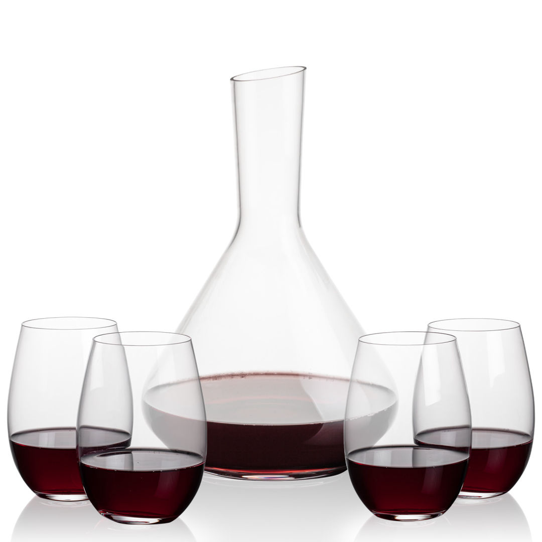 Terrassa Carafe & Laurent Stemless Wine 8