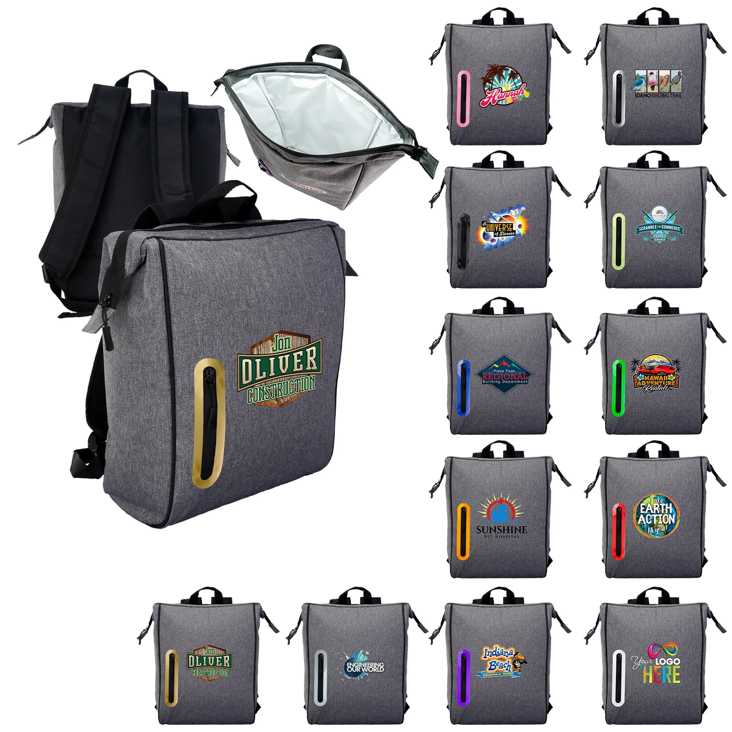 Oval Line Cooler Backpack 14