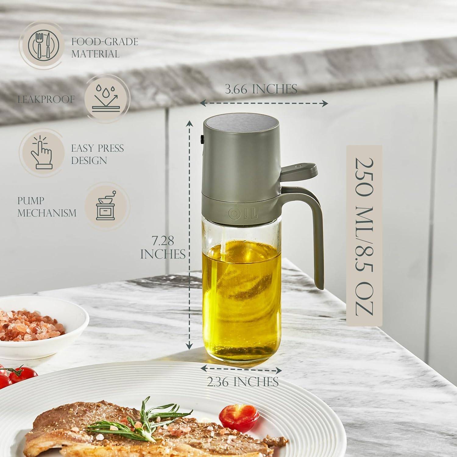 Versatile Olive Oil Sprayer Bottle For Cooking 6