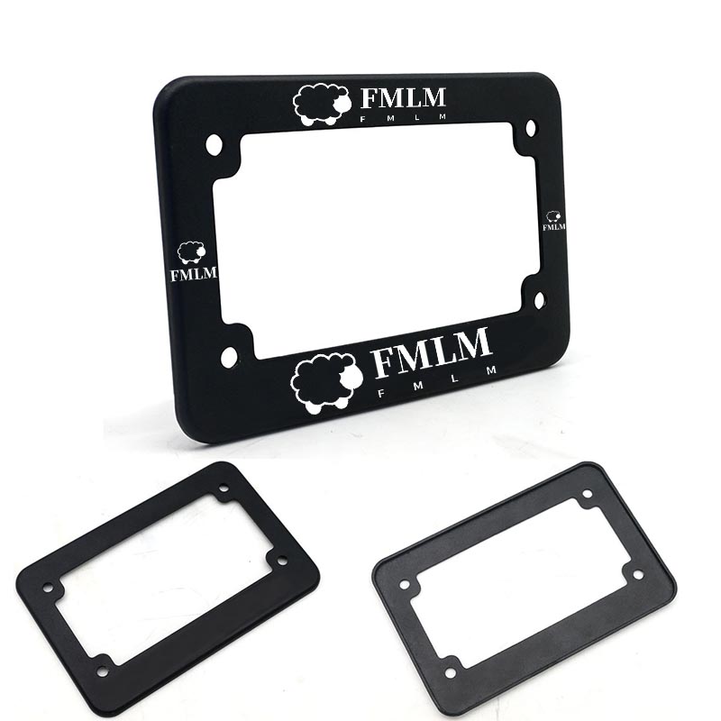 Metal Motorcycle License Plate Frame 2
