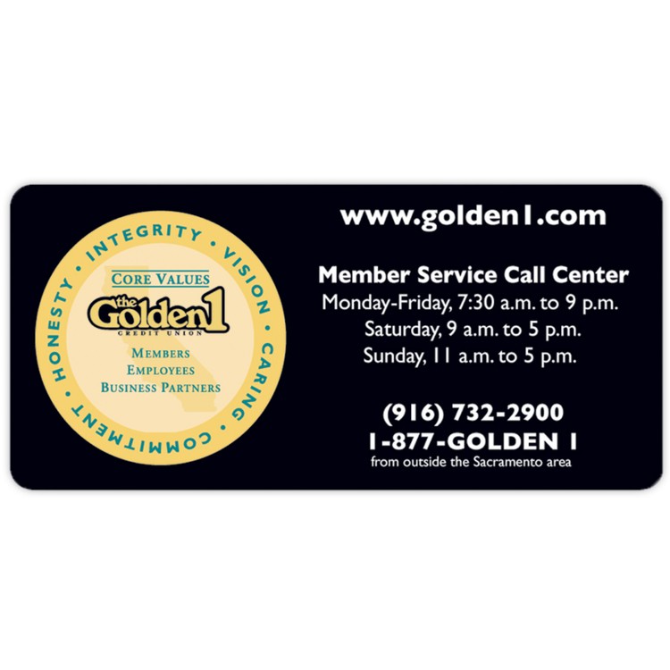 Vinyl Label Full Color (1.75"x3.75") Rectangle