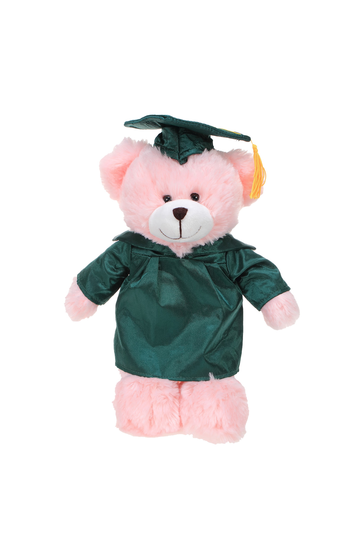 Soft Plush Pink Bear in Graduation Cap & Gown Stuffed Animal 6
