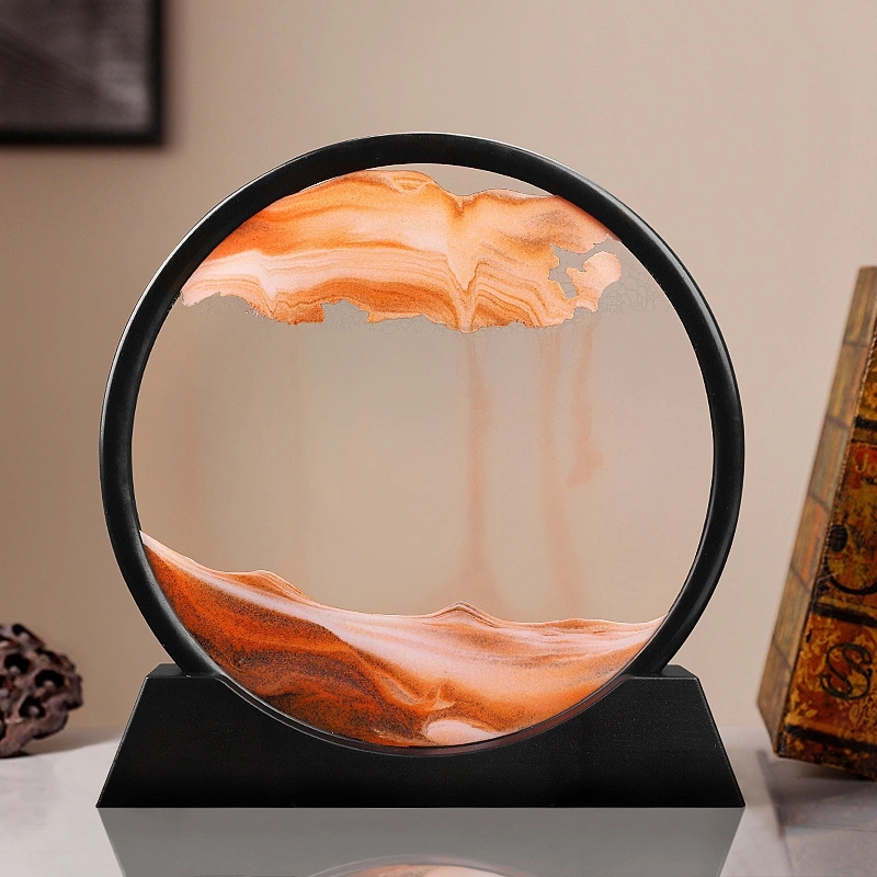 Creative Liquid Qauicksand Painting Art Hourglass 13