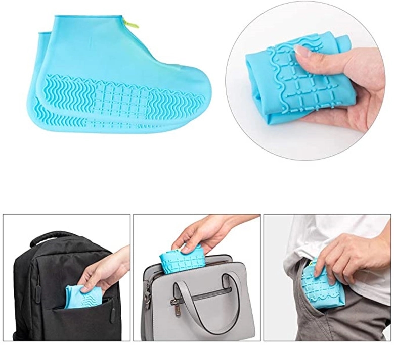 Rain Shoe Covers with Zipper 5