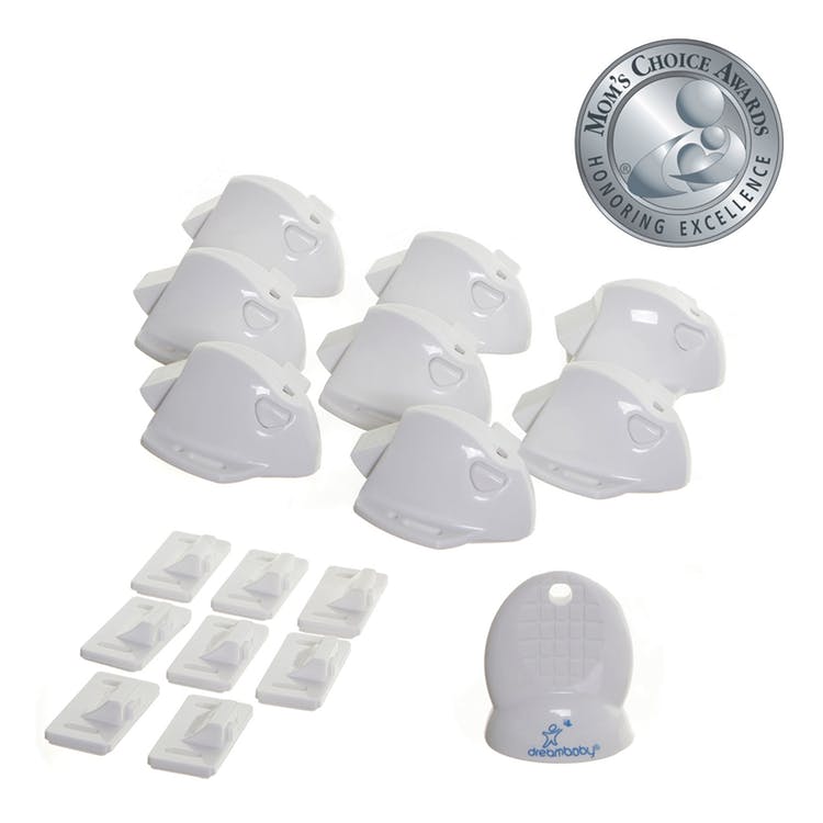 Adhesive Mag Locks - 8 Locks 1 Key 2