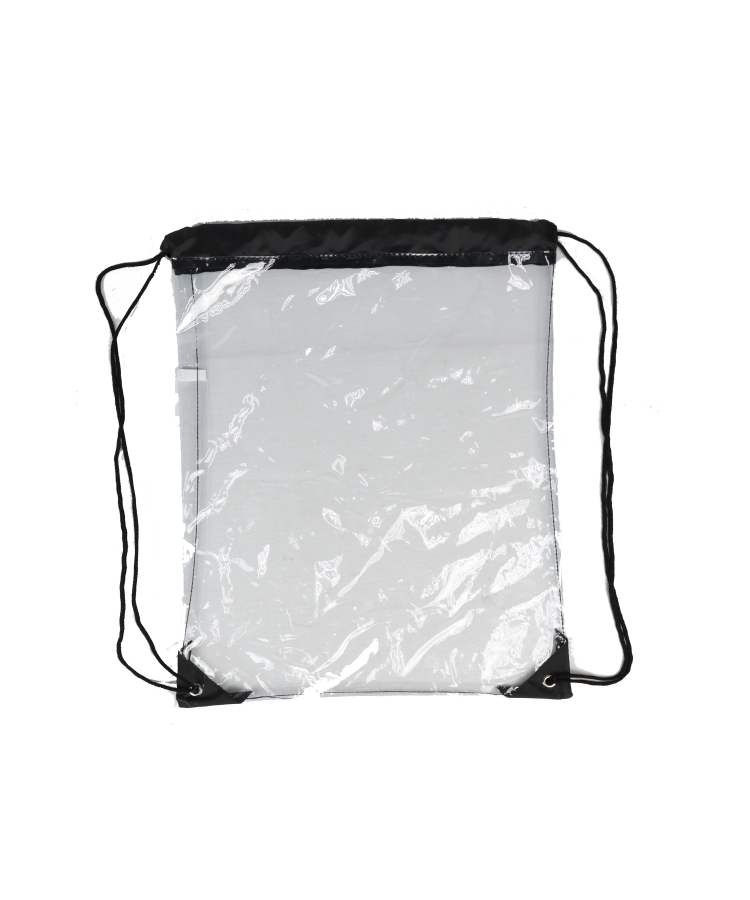 Union Printed - Clear Drawstring Bag 5