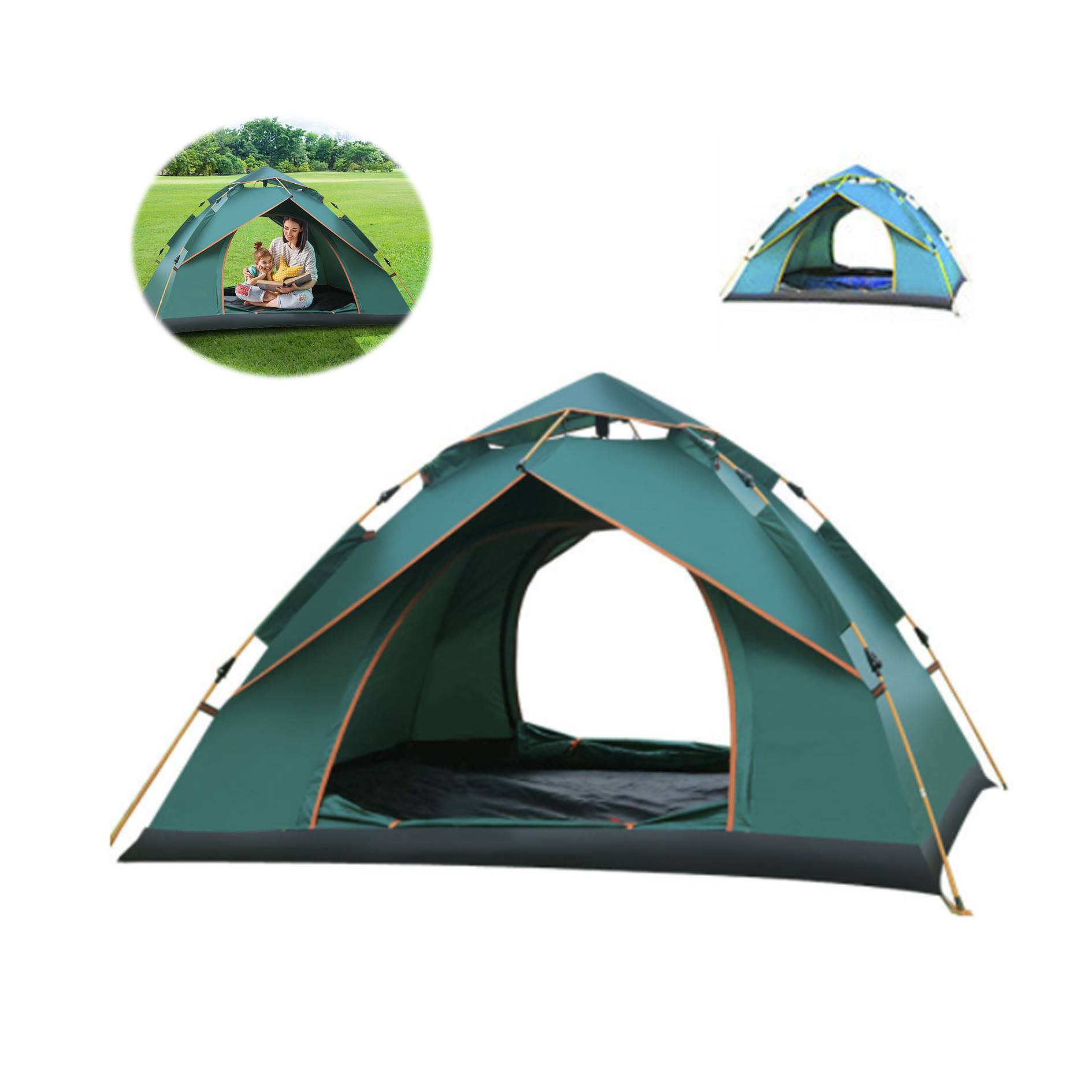 Outdoor Portable Rainproof Camping Tent 3