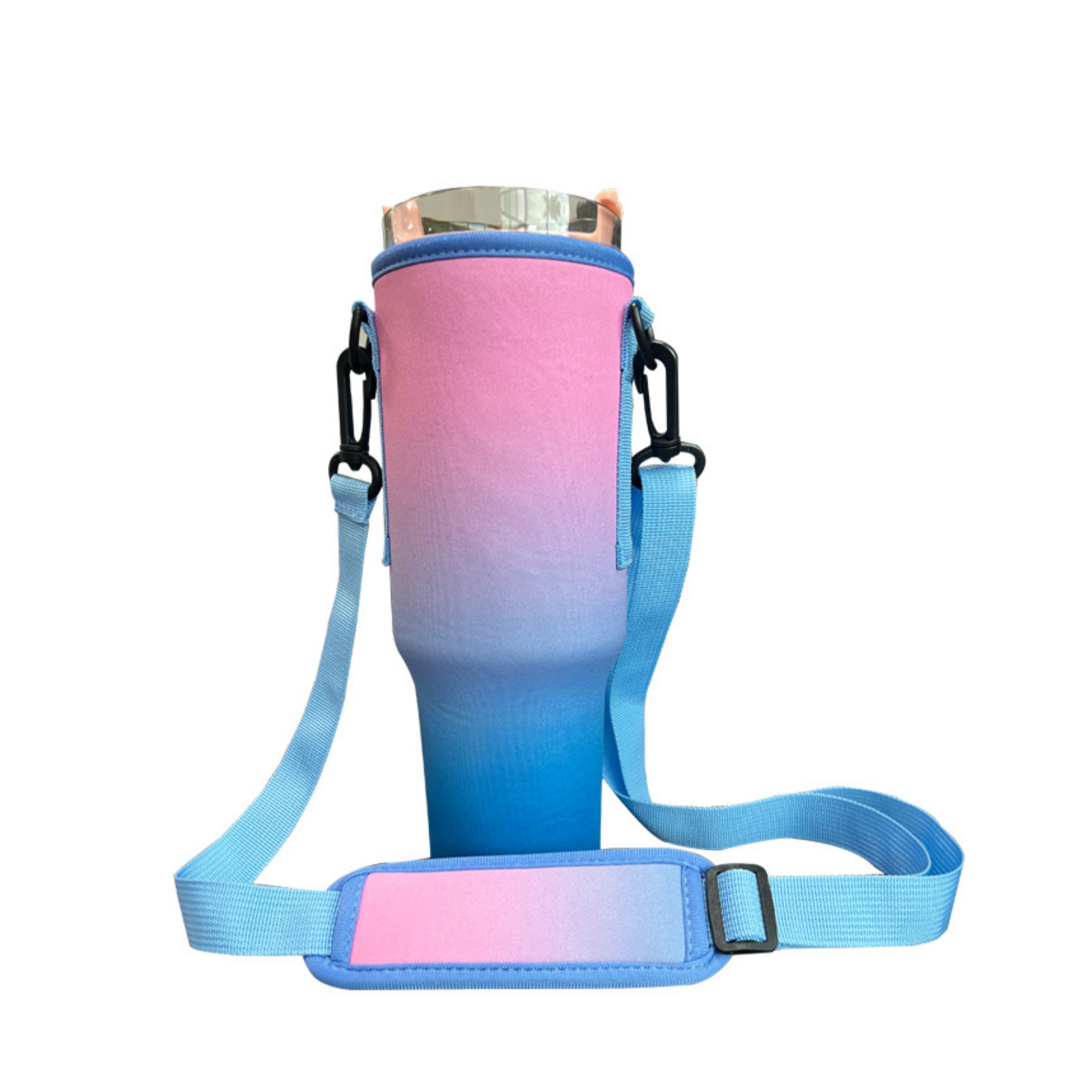 Neoprene Water Bottle Holder with Adjustable Shoulder Strap 5