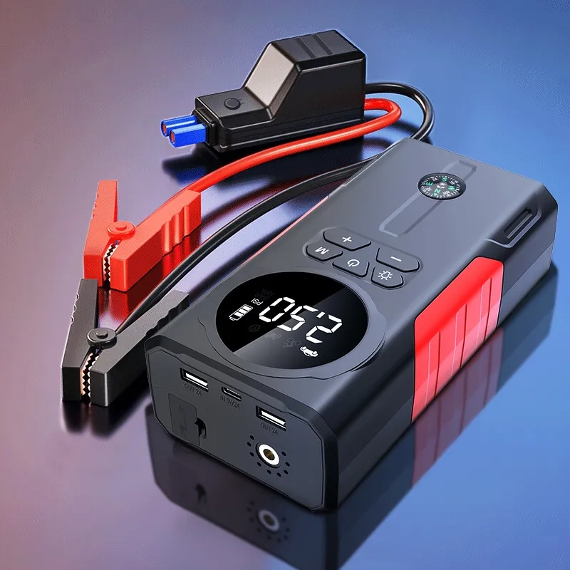High Power Jump Starter with Air Compressor & Compass 12