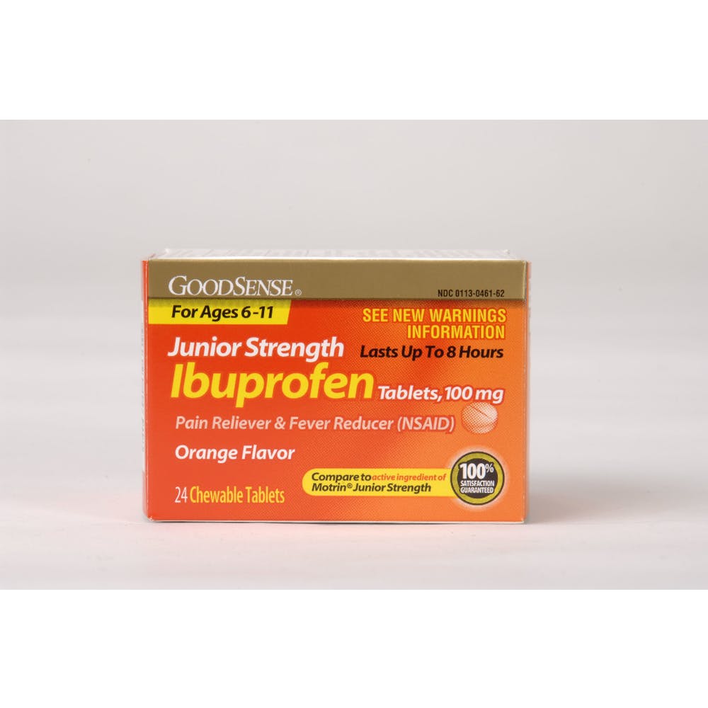 Children's Ibuprofen Tablets - Orange 100mg 24/Bottle 1