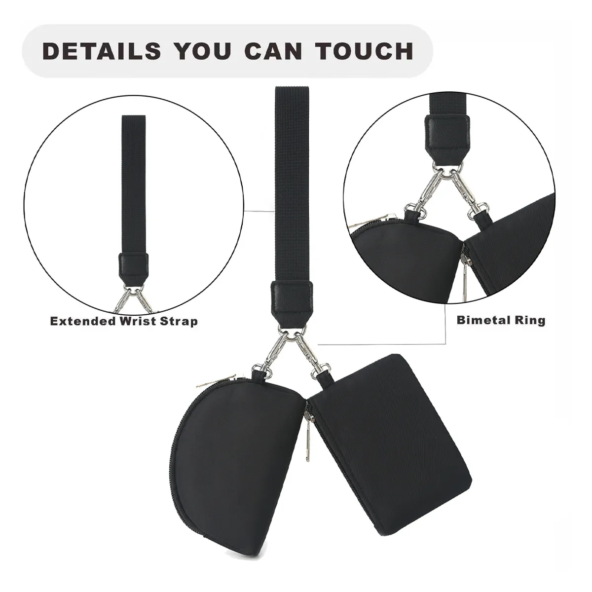 Dual Pouch Wristlet Wallet 3