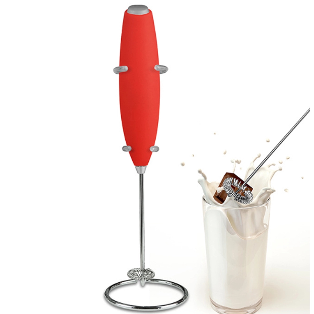 Custom Electric Powerful Milk Frother Handheld Foam Maker 6