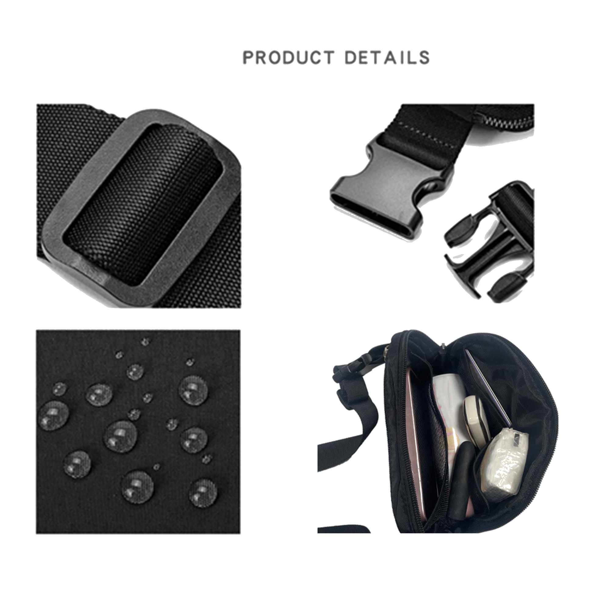 Full Color Waist Bag Crossbody Bag BeltWaerproof MOQ 50 6