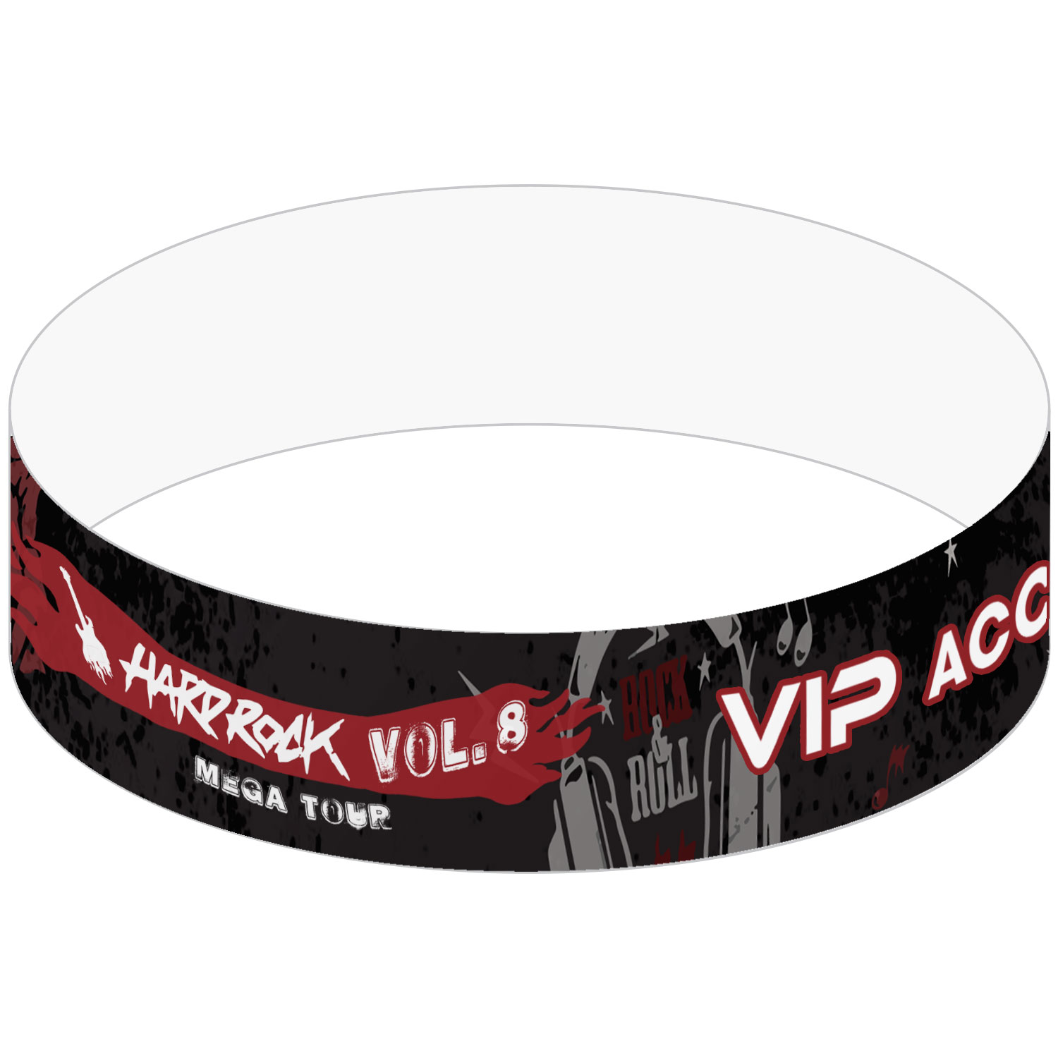 3/4" Full Color Tyvek Wristband 2