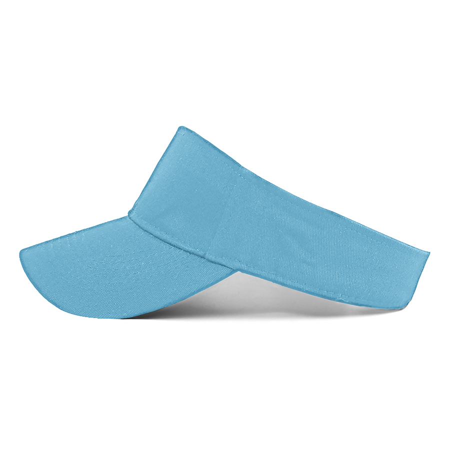 Stock Solid Color Cotton Visor - Sports Style 14