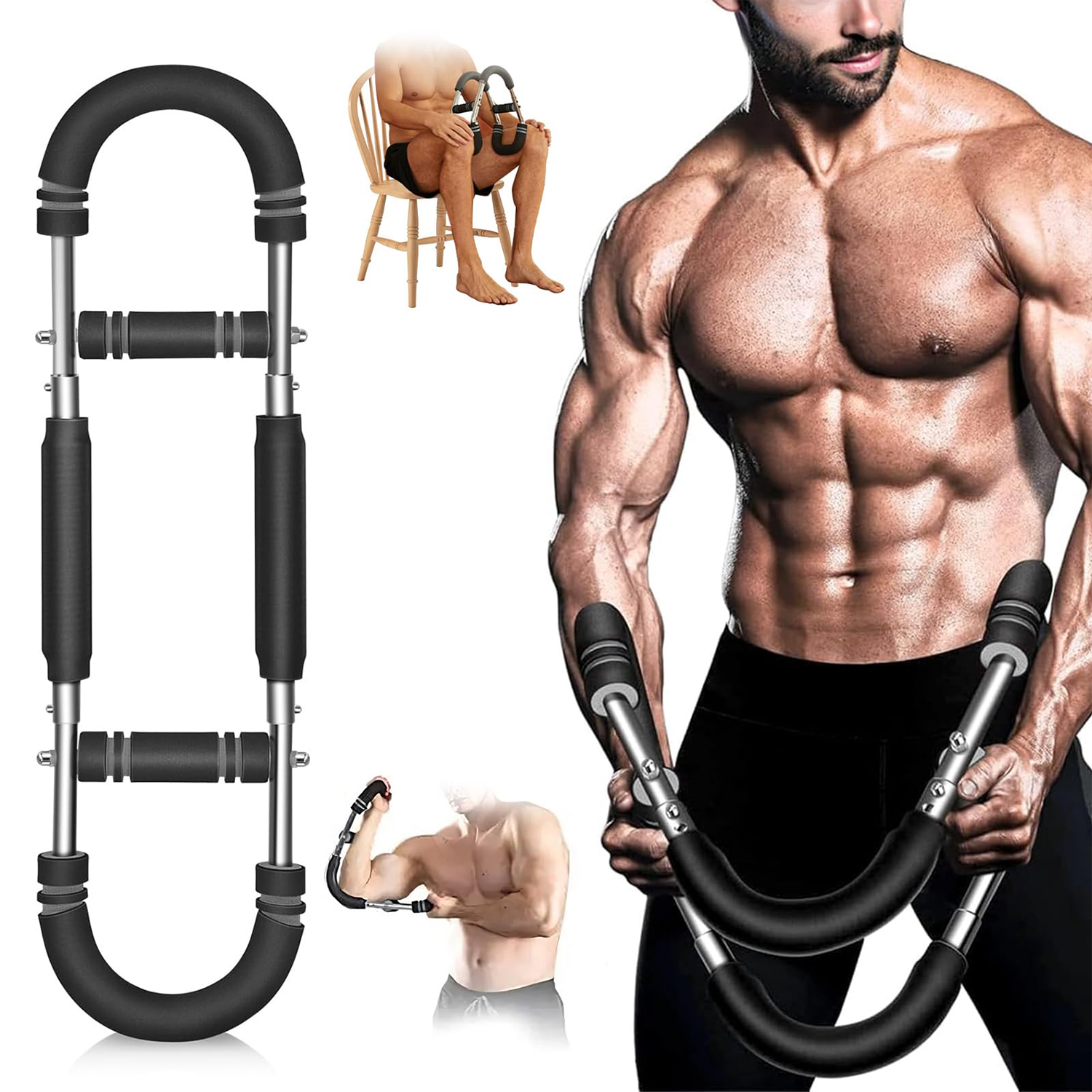 Adjustable Arm Strength Trainer - 3-Level Resistance Tool 6