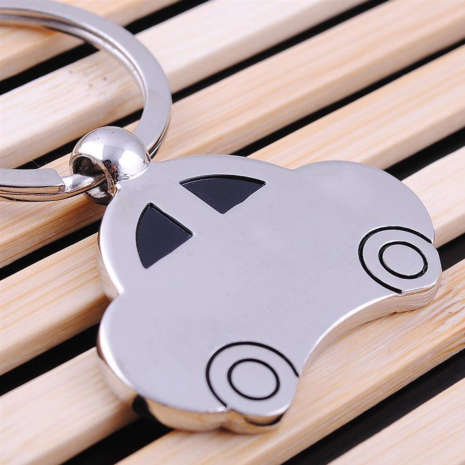 Creative Model Couple Beetle Vintage Car Metal Keychain 5