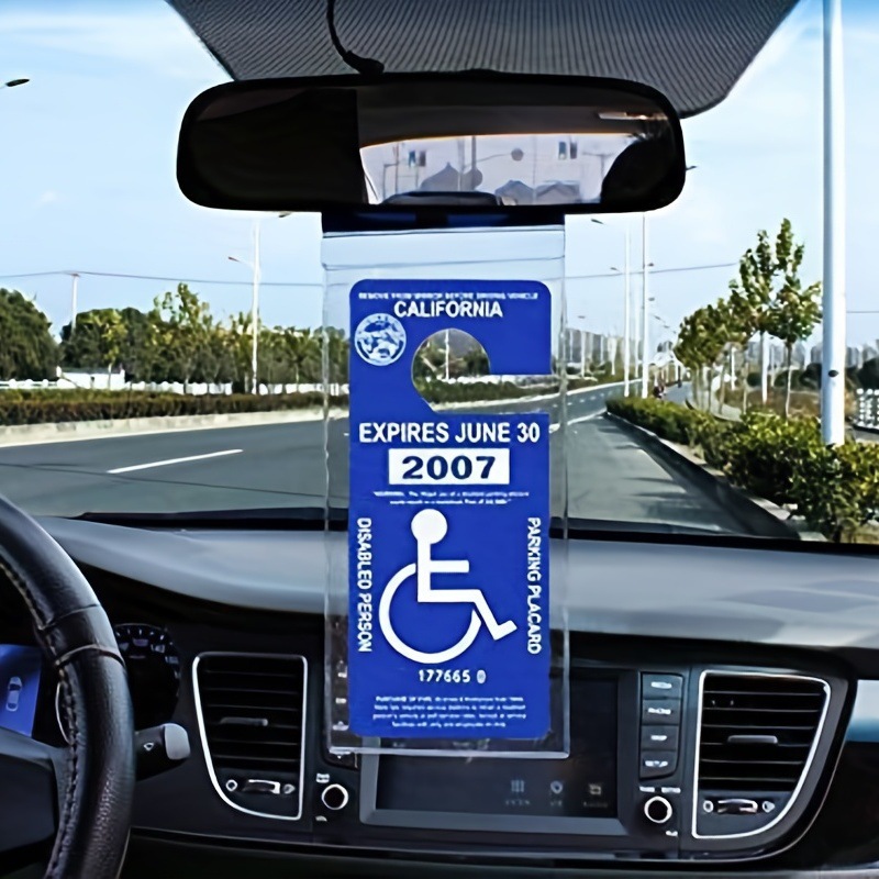 Parking Placard Holder with Large Hanger 6