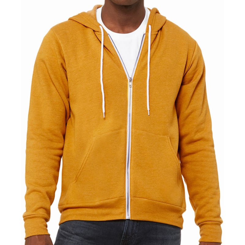 Bella Unisex Poly-Cotton Fleece Full-Zip Hoodie 15
