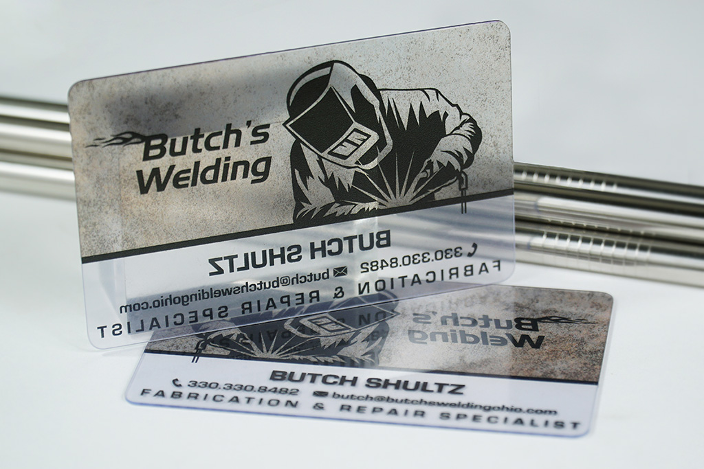 Quick Clear Plastic Business Cards 9