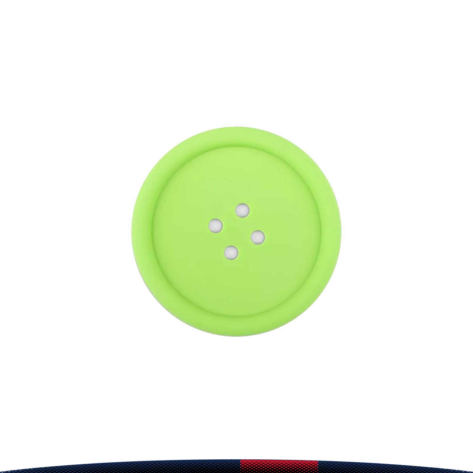 Colorful Button PVC Soft Rubber Coaster 2