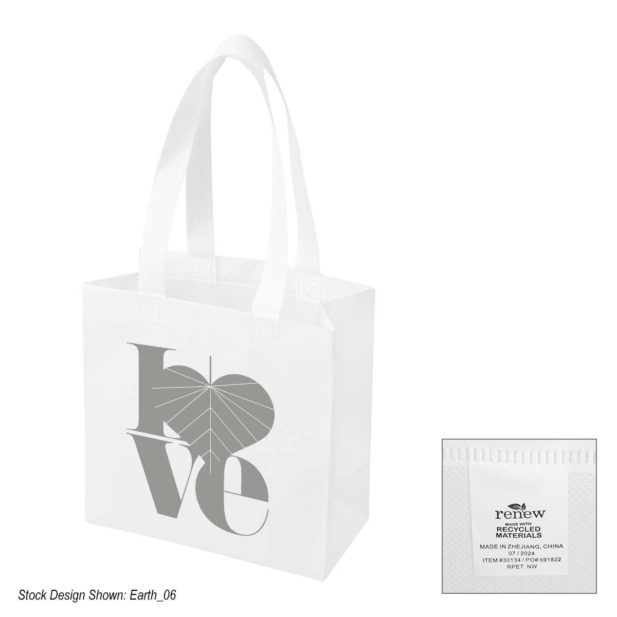 Rowan rPET Non-Woven Shopper Tote Bag 6