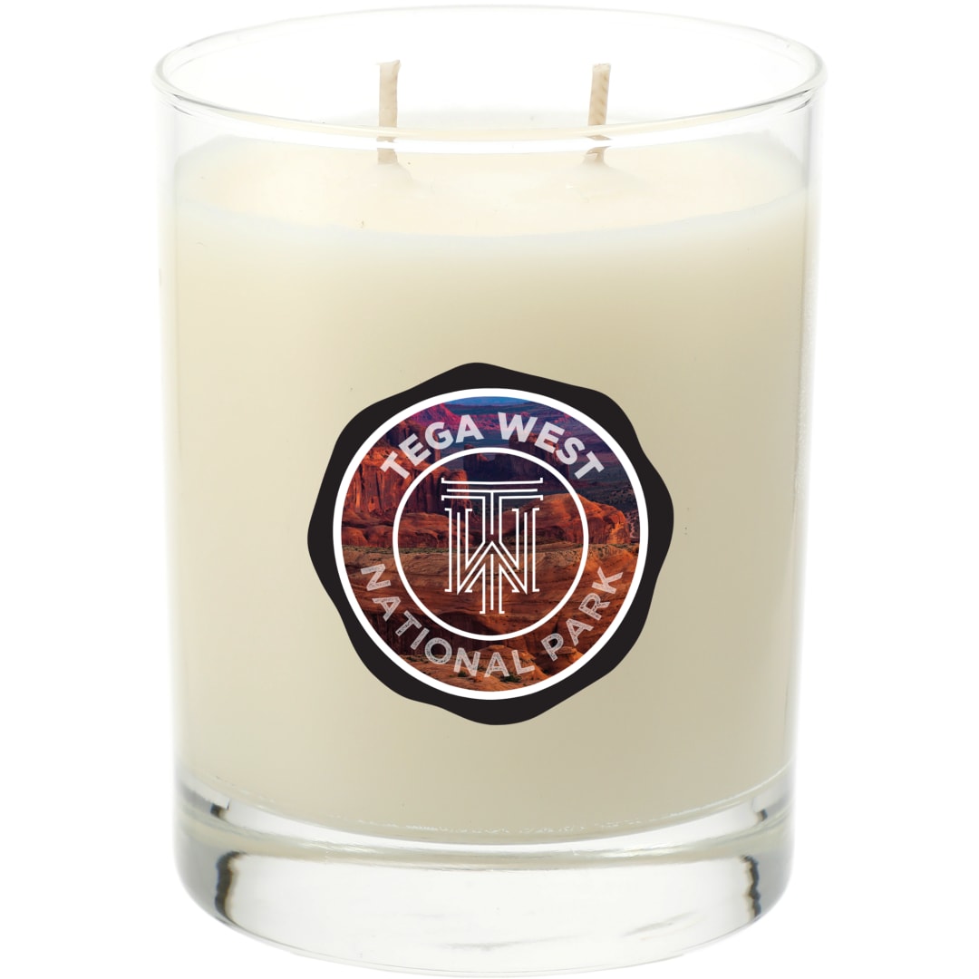 Minted Lavender and Sage 11 oz Glass Jar Candle 2