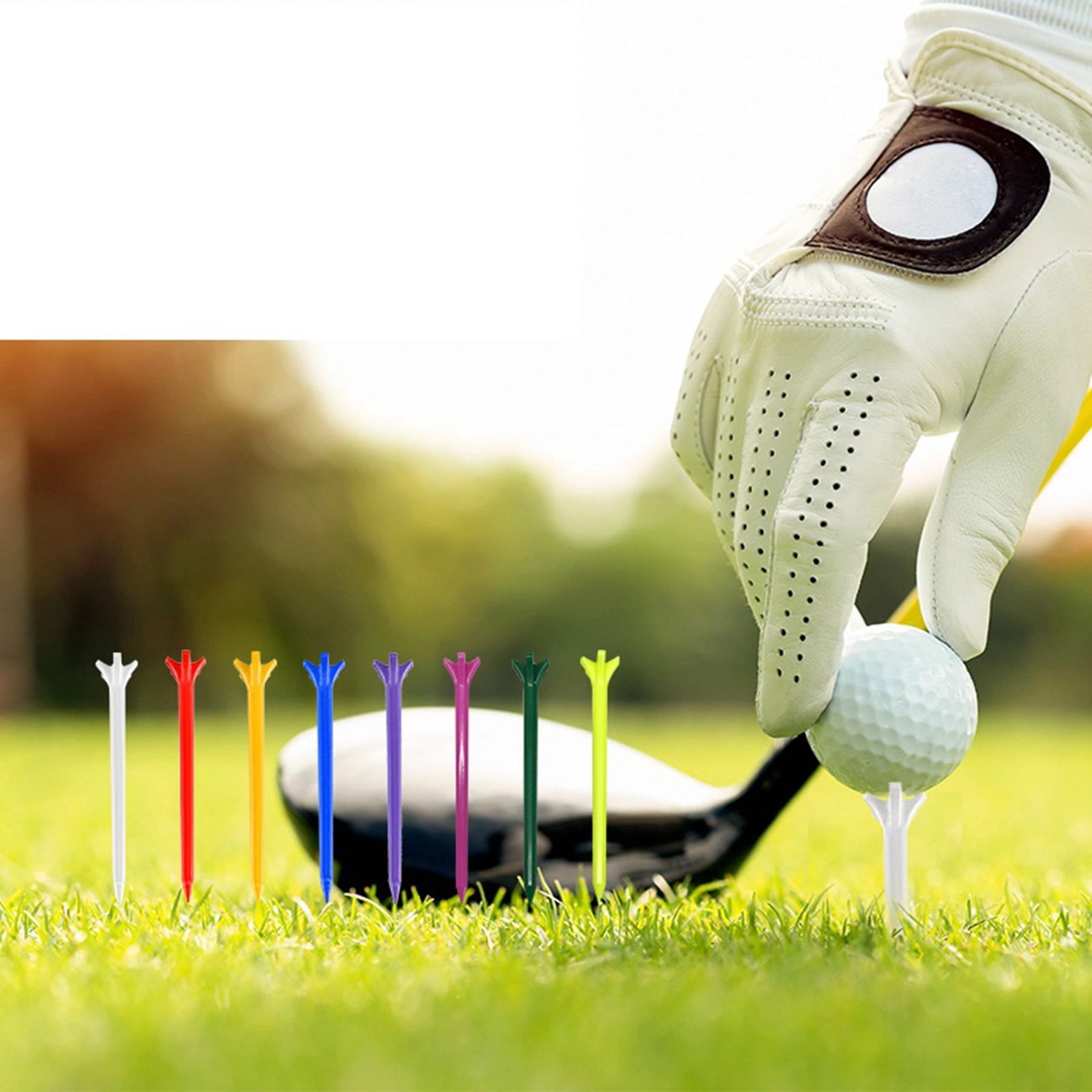83 mm Golf Plastic Tee with 5 Prong 5