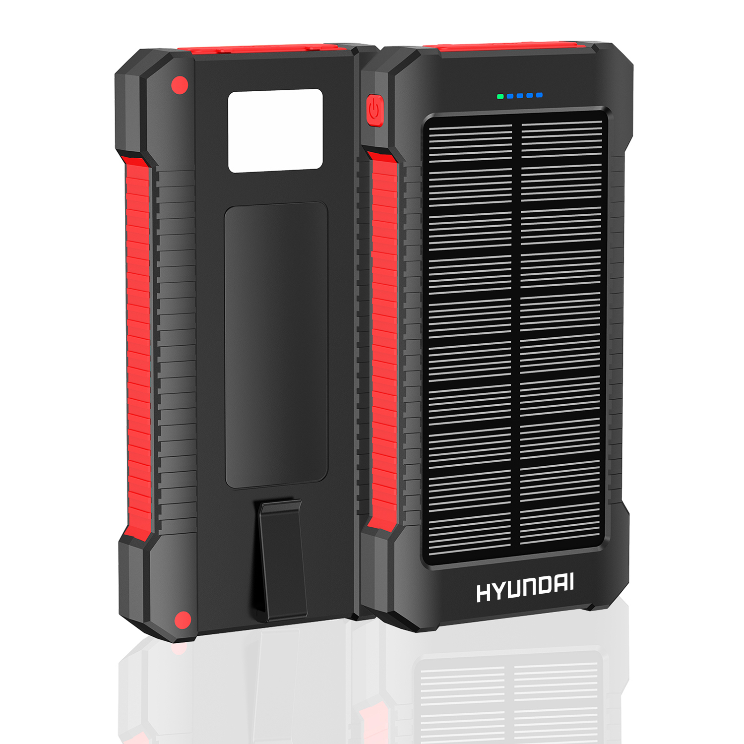 10000mAh Solar Phone Charger /Power Bank with Flash Light 5