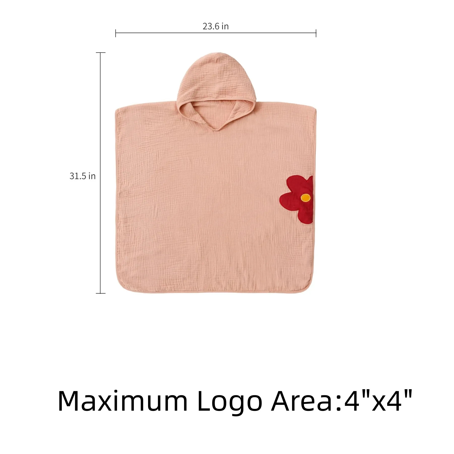 Baby Bath Hooded Towel for Toddler- 100% Cotton 2