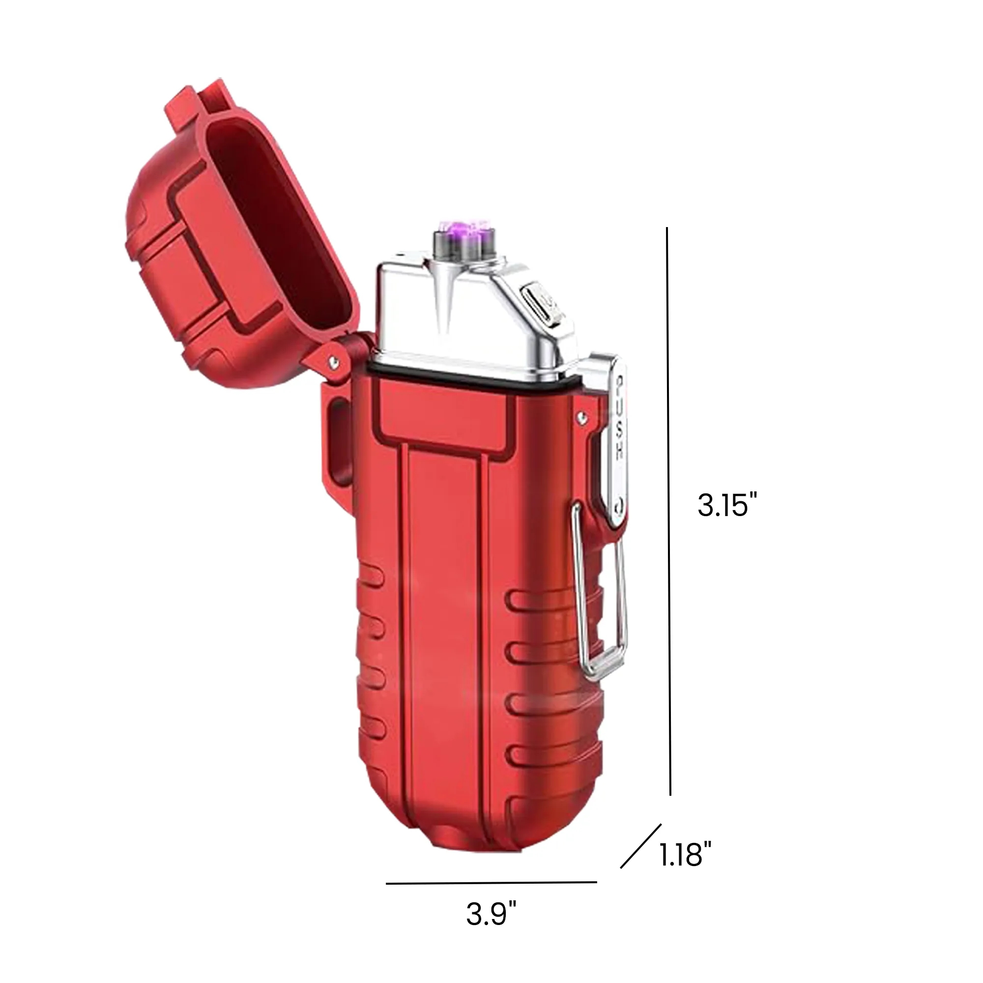 Fireless Lighter With Whistle Lanyard for Camping 13