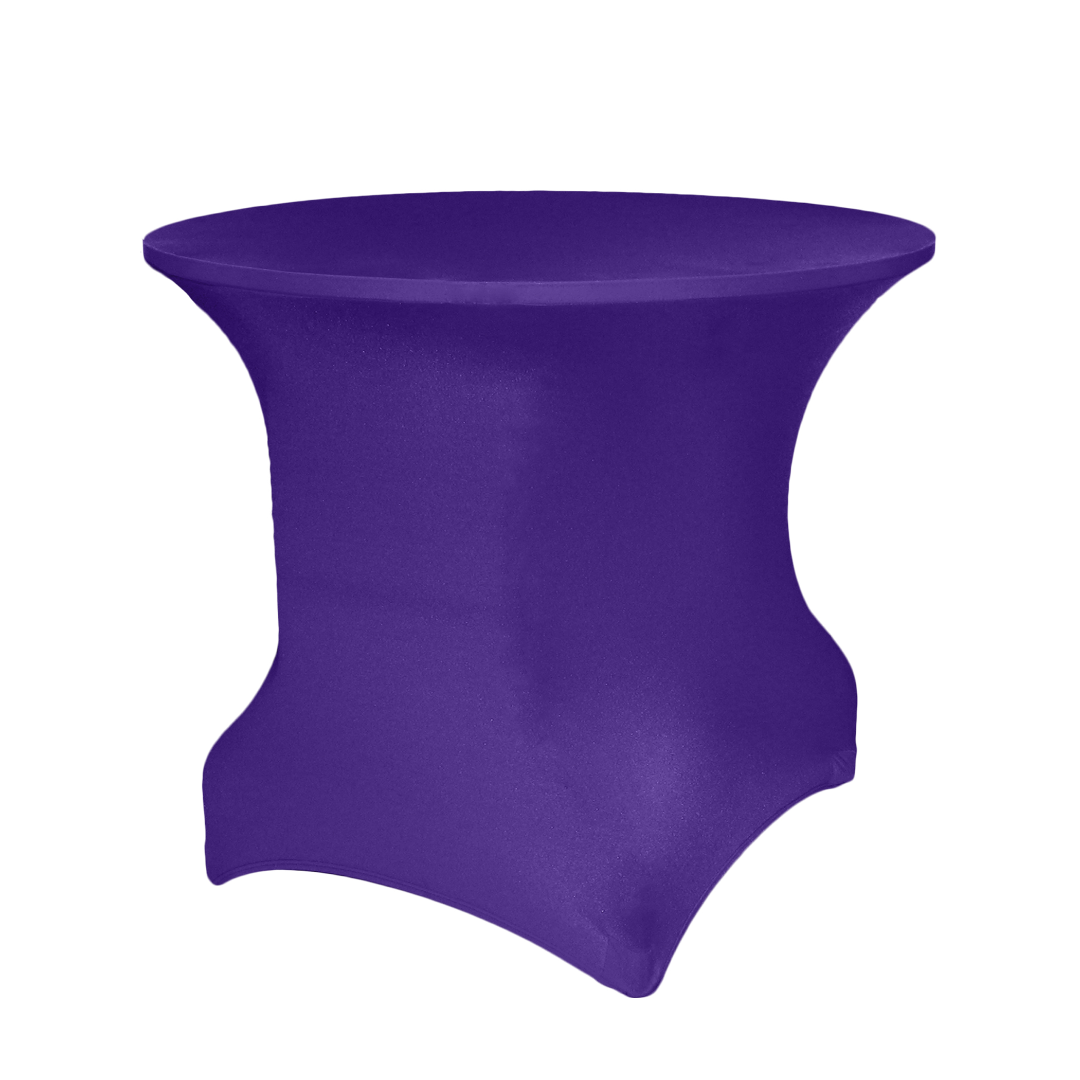 Non-Printed 60" Round Spandex Stretch Table Cover 2