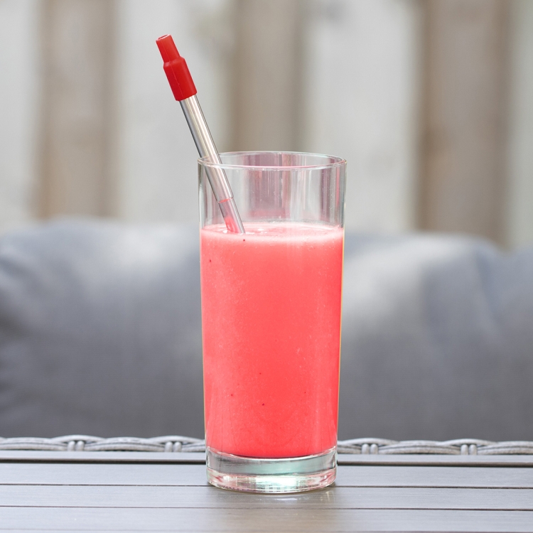 "Eco-Collapsible Straw" 8" Reusable Stainless Steel Straw 5