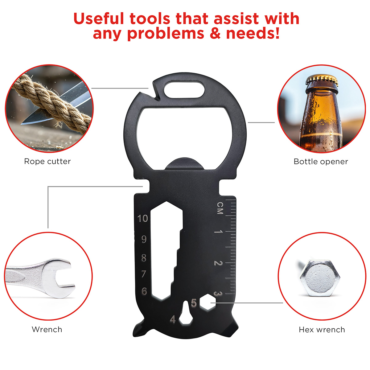 Best Buddy Tools ® Bottle Opener Multi-Tool 8