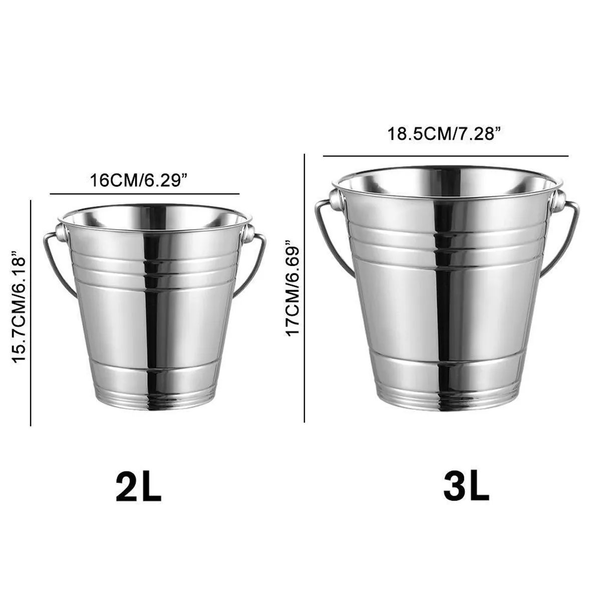 3L Stainless steel Ice Bucket 1
