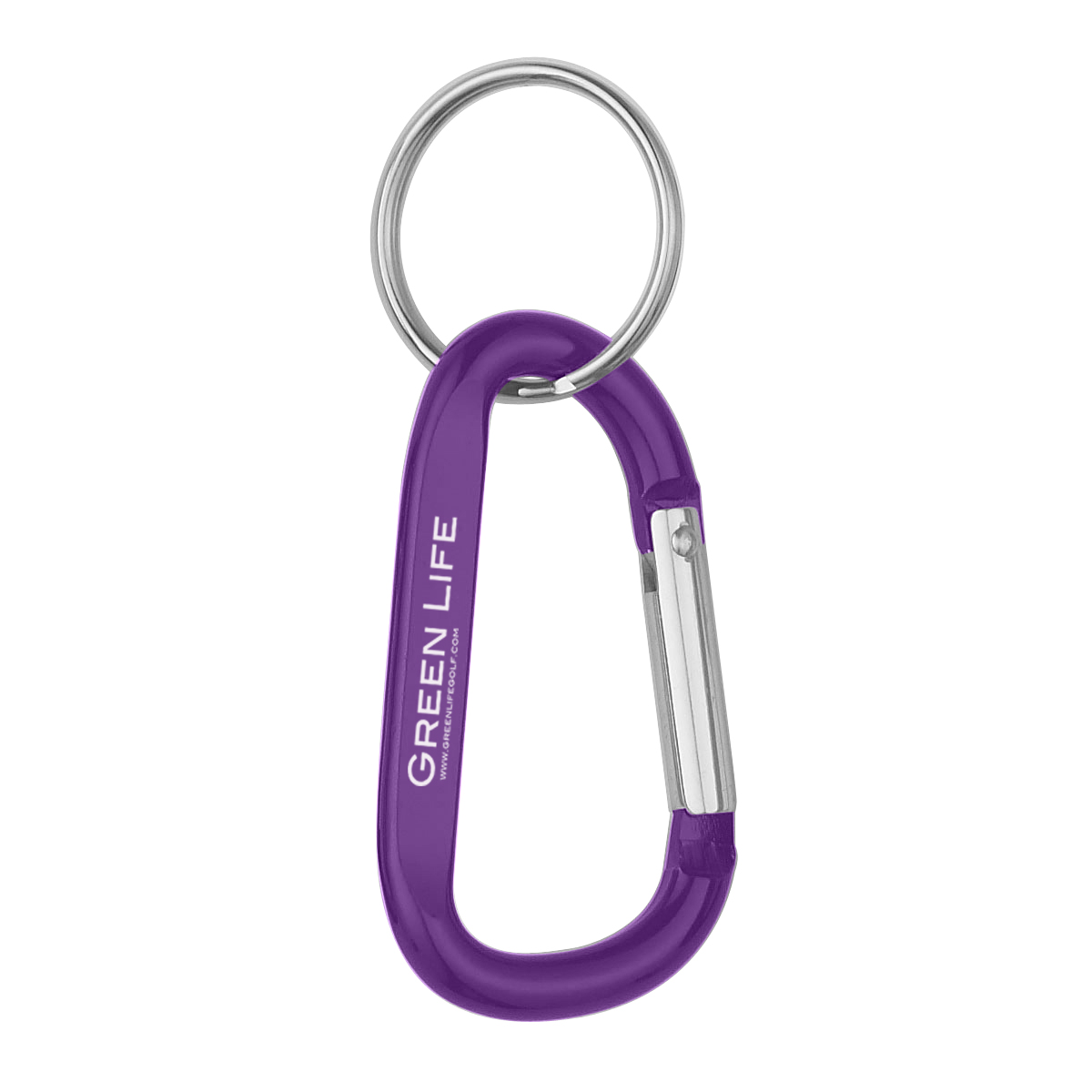 8mm Carabiner With Split Ring 12