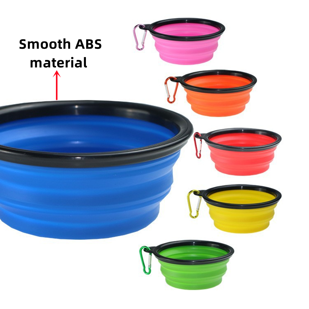 Collapsible Dog Bowl with Carabiner 4