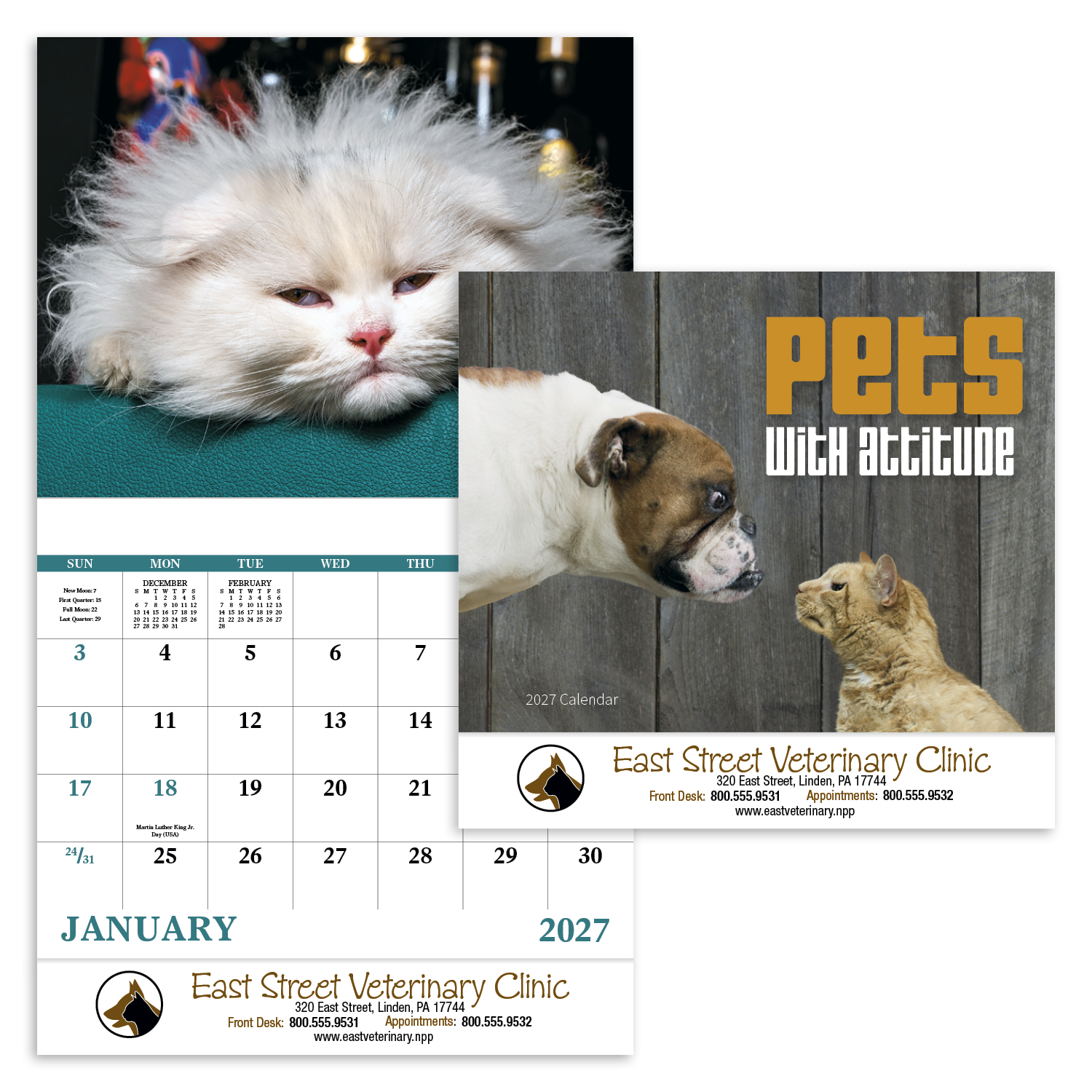 Good Value™ Pets with Attitude - Stapled Calendar 51