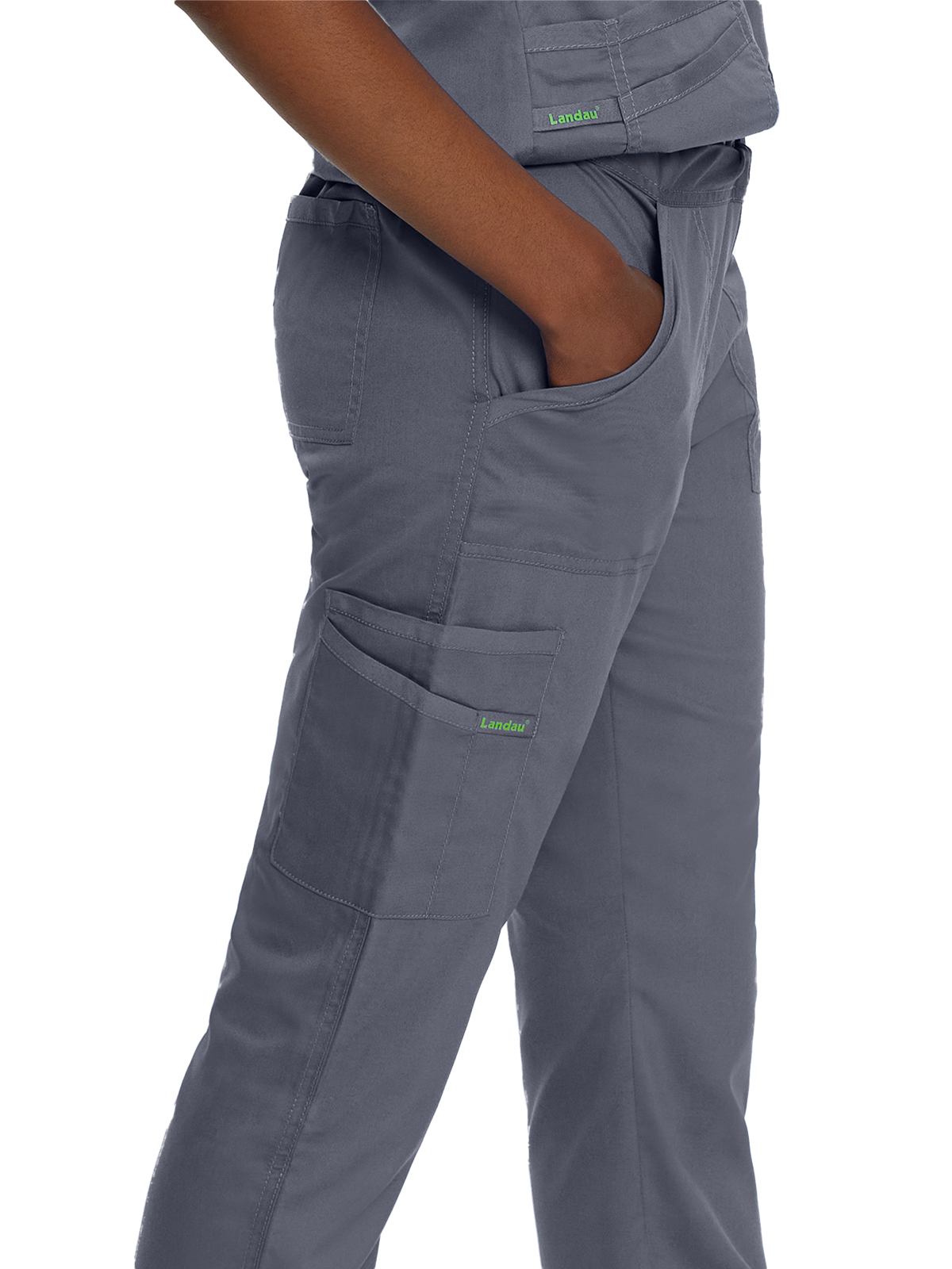 Landau - ProFlex - Women's Five-Pocket Straight Leg Cargo Pant 30