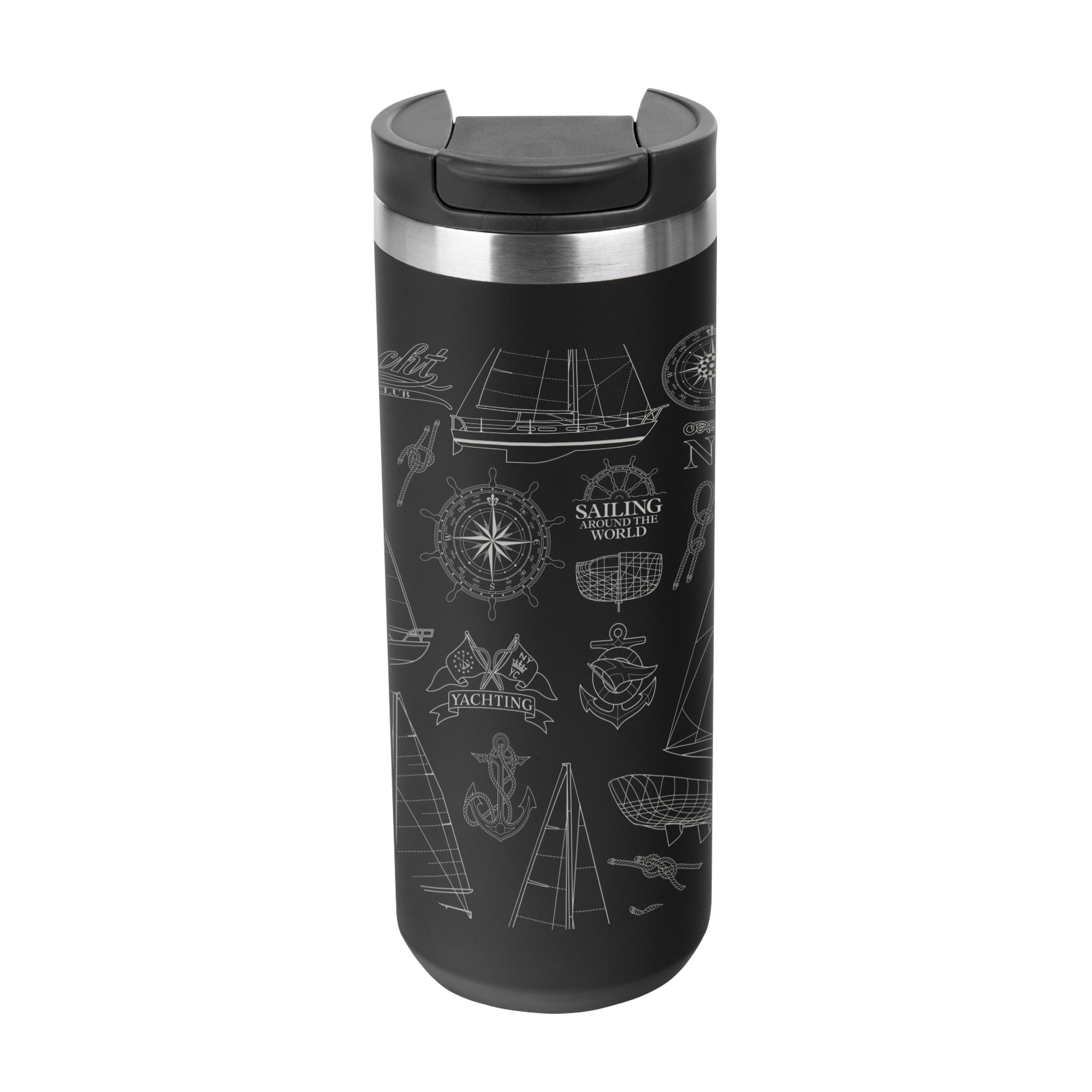 18 Oz. Full Laser Sienna Stainless Steel Bottle 4